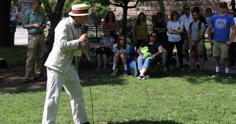 Bughouse Square Debate and Pop-Up Piano Recital