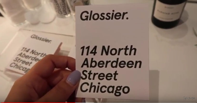 Glossier Pop-Up Shop in Chicago Through Oct 28th